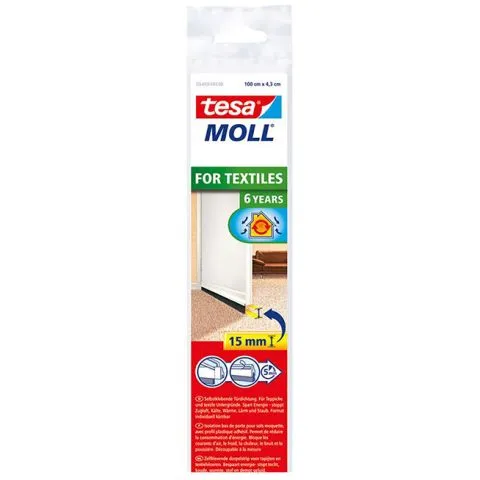 05403-00100-00 Tesa Borstlist 1 m, 43 mm, självhäftande Vit Erbjudande